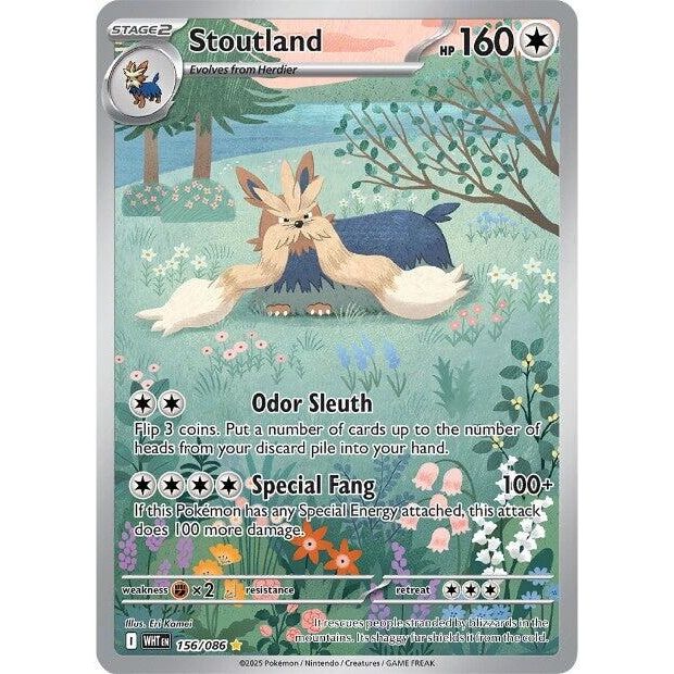 Image for Stoutland (156/086) (WHT) - Pokemon