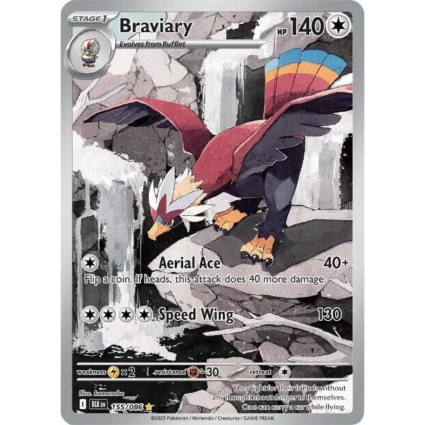 Image for Braviary (155/086) (BLK) - Pokemon