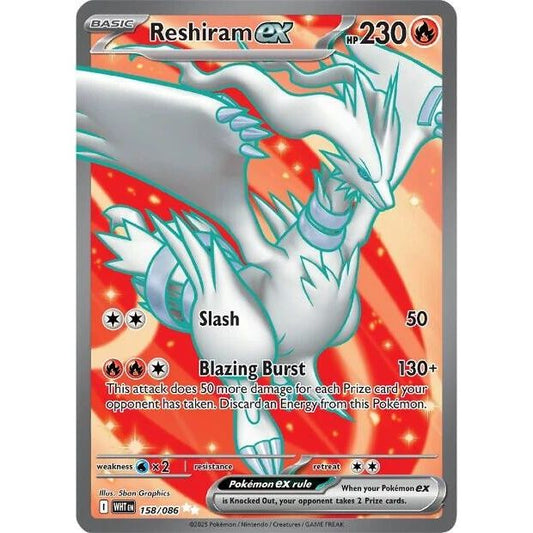 Image for Reshiram ex (158/086) (WHT) - Pokemon