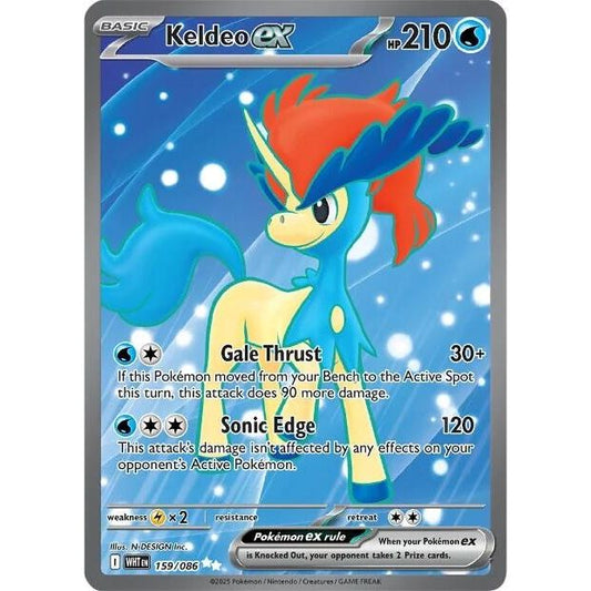 Image for Keldeo ex (159/086) (WHT) - Pokemon