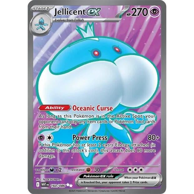 Image for Jellicent ex (160/086) (WHT) - Pokemon