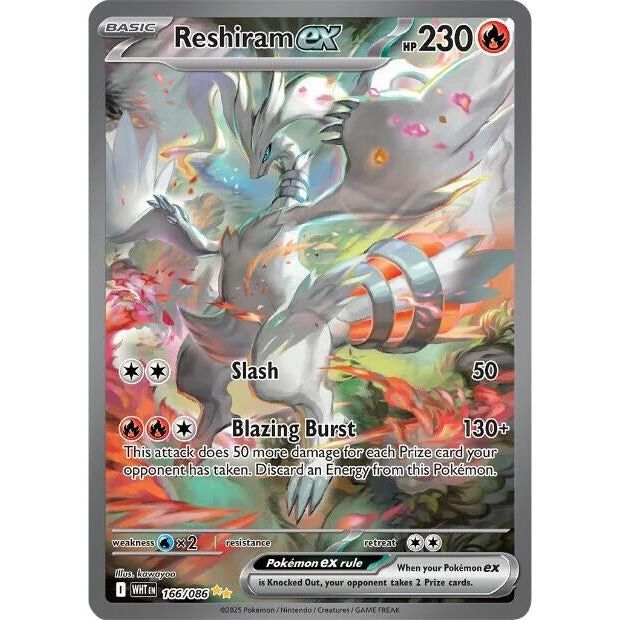 Image for Reshiram ex (166/086) (WHT) - Pokemon