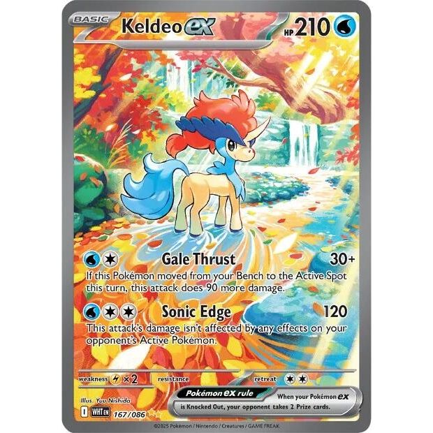 Image for Keldeo ex (167/086) (WHT) - Pokemon