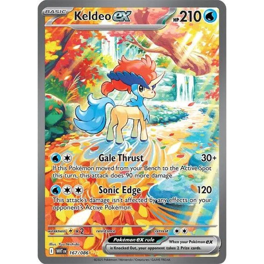 Image for Keldeo ex (167/086) (WHT) - Pokemon