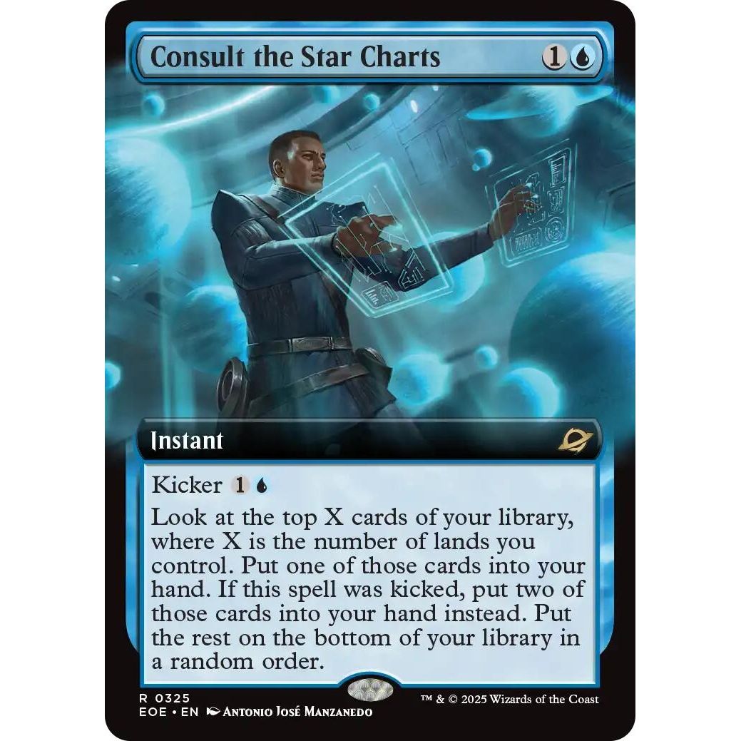 Image for Consult the Star Charts (Extended Art) (325) (EOE) - Magic: The Gathering