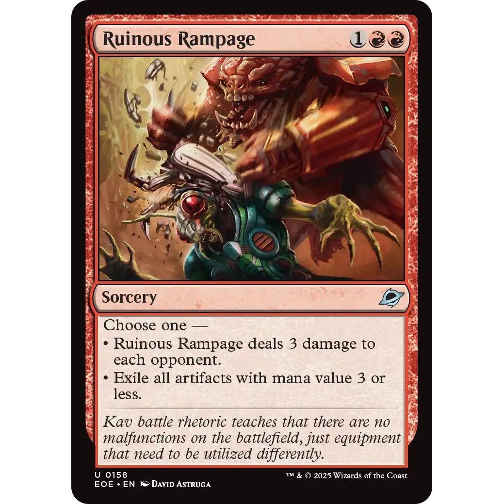 Image for Ruinous Rampage (158) (EOE) - Magic: The Gathering