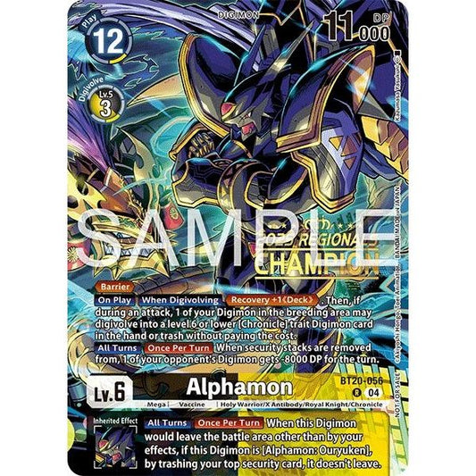 Image for Alphamon (Regionals 25-26 Season 2 Champion) (BT20-056 R) (BT18-19) - Digimon Card Game