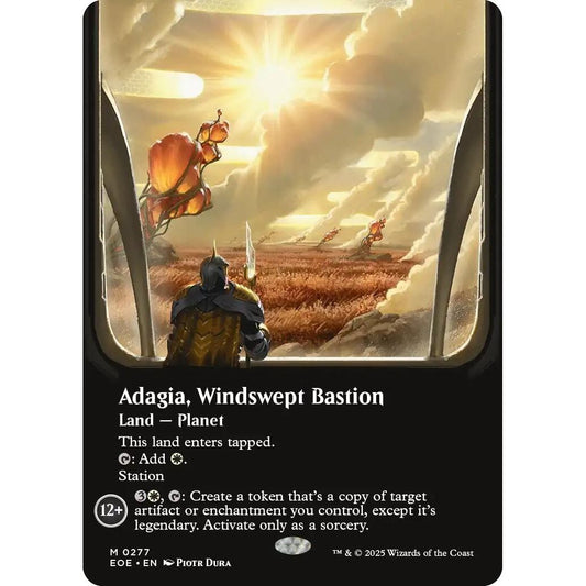 Image for Adagia, Windswept Bastion (Borderless) (277) (EOE) - Magic: The Gathering