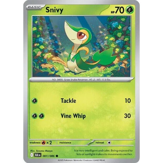 Image for Snivy (001/086) (BLK) - Pokemon