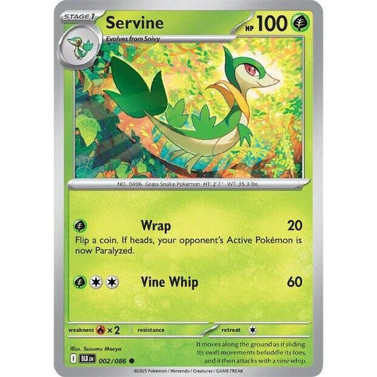Image for Servine (002/086) (BLK) - Pokemon