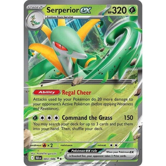 Image for Serperior ex (003/086) (BLK) - Pokemon