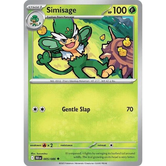 Image for Simisage (005/086) (BLK) - Pokemon
