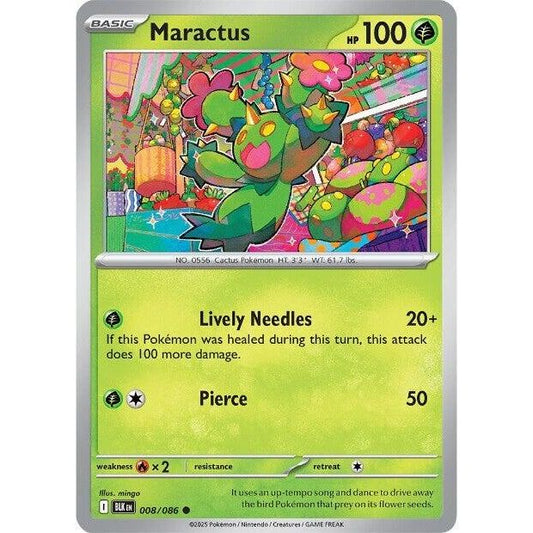 Image for Maractus (008/086) (BLK) - Pokemon