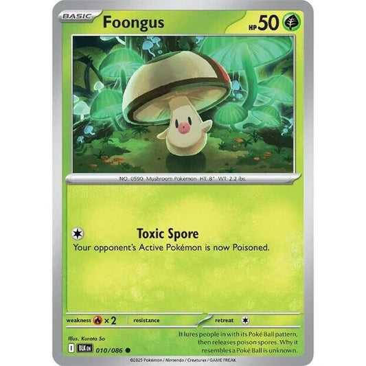 Image for Foongus (010/086) (BLK) - Pokemon