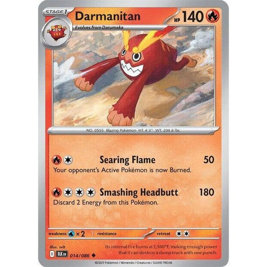 Image for Darmanitan (014/086) (BLK) - Pokemon