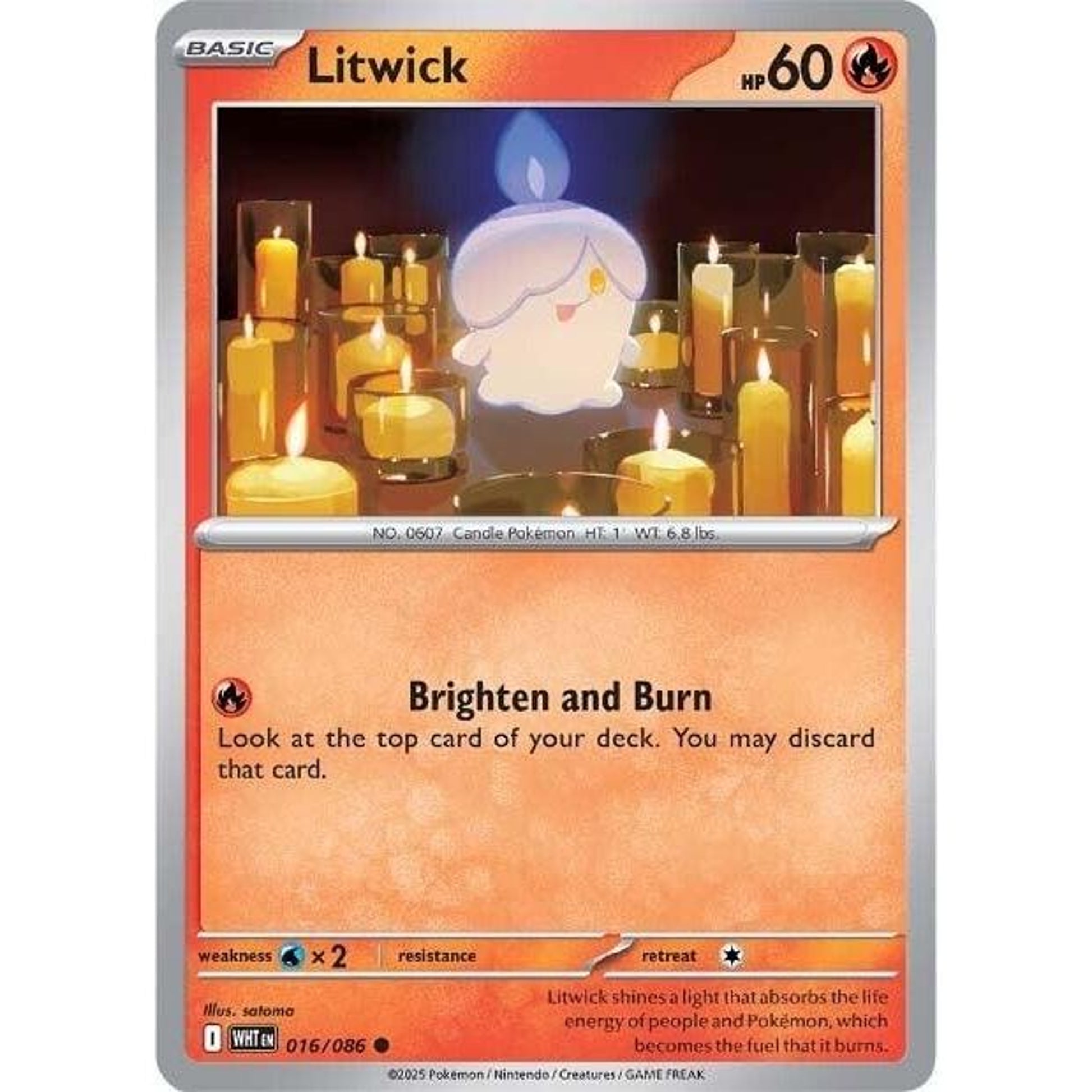Image for Litwick (016/086) (WHT) - Pokemon