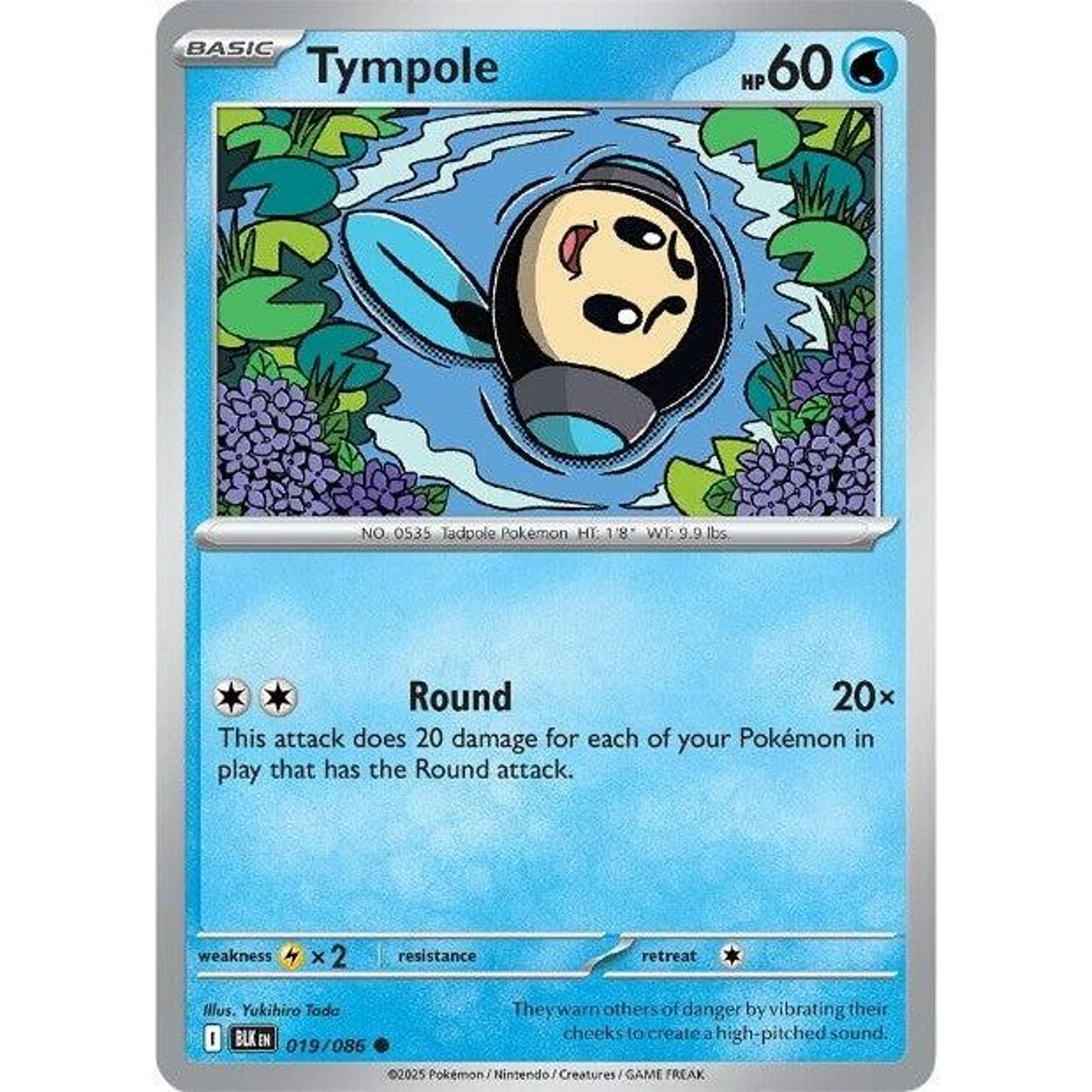 Image for Tympole (019/086) (BLK) - Pokemon