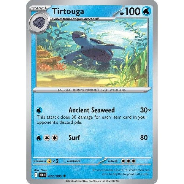 Image for Tirtouga (022/086) (BLK) - Pokemon
