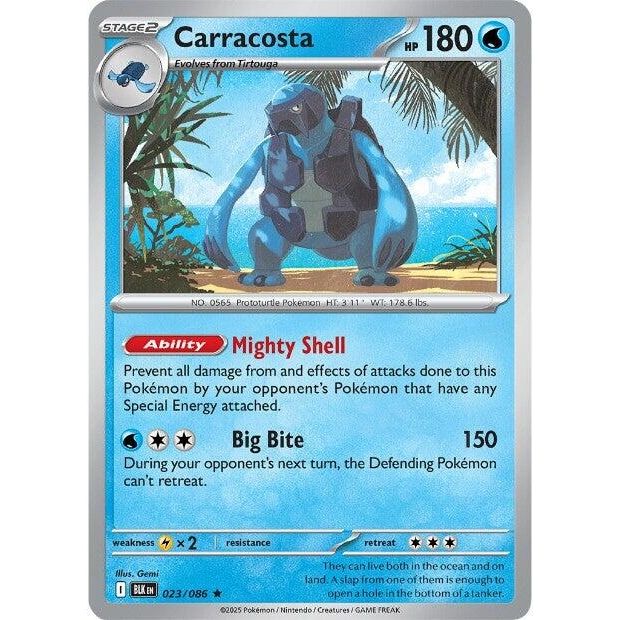 Image for Carracosta (023/086) (BLK) - Pokemon