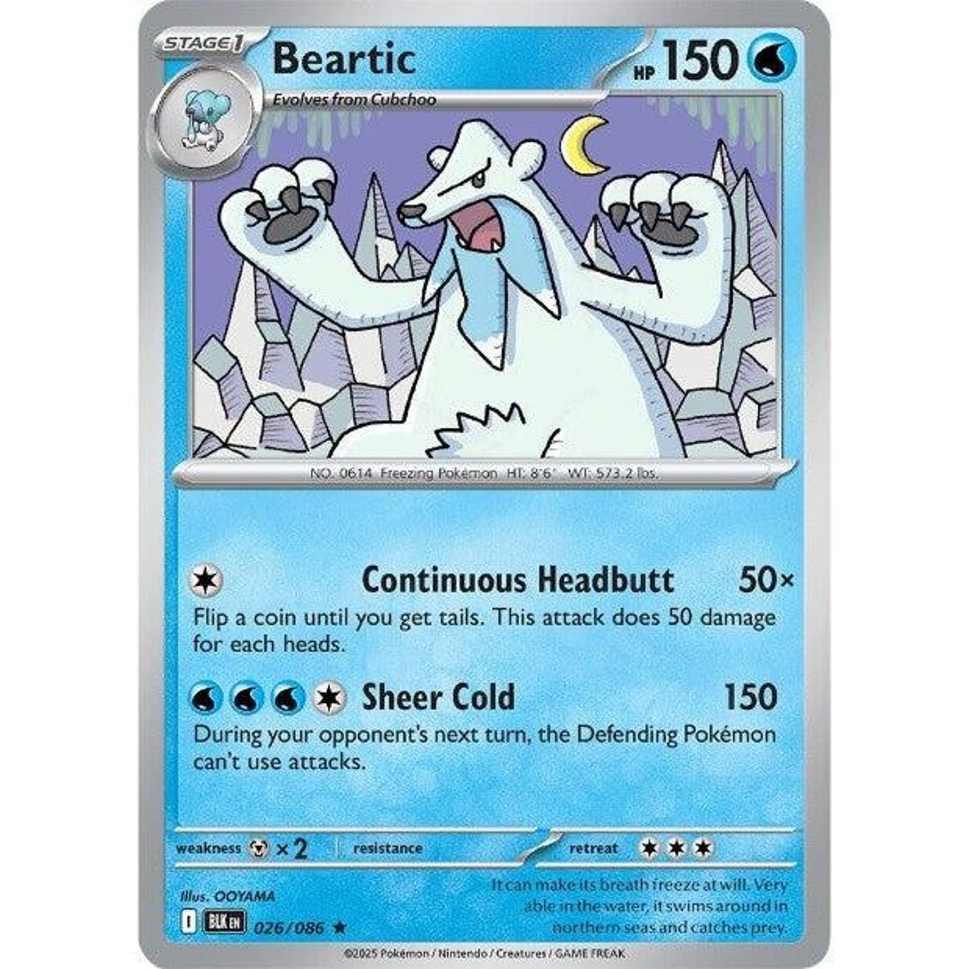 Image for Beartic (026/086) (BLK) - Pokemon