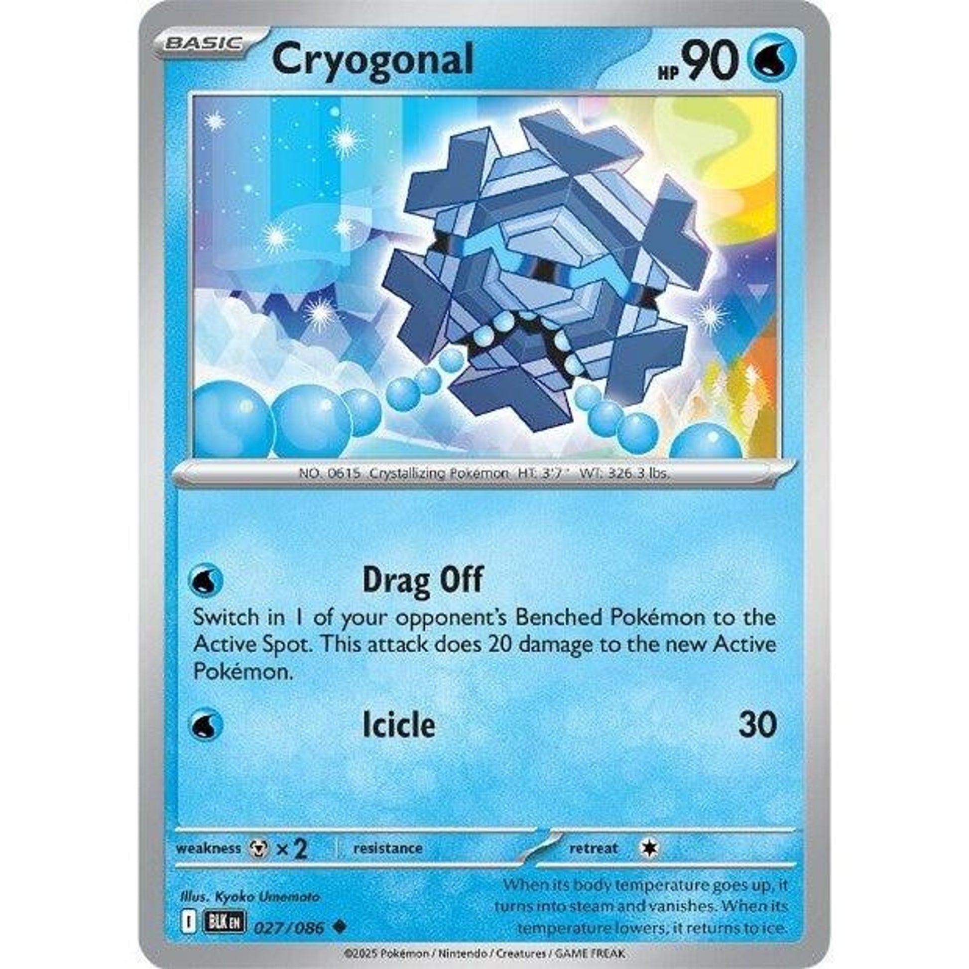 Image for Cryogonal (027/086) (BLK) - Pokemon