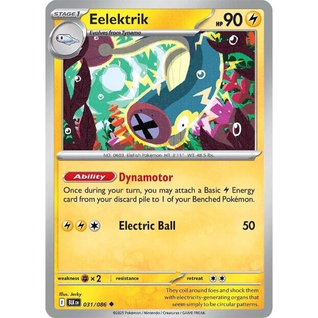 Image for Eelektrik (031/086) (BLK) - Pokemon