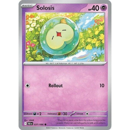 Image for Solosis (037/086) (BLK) - Pokemon