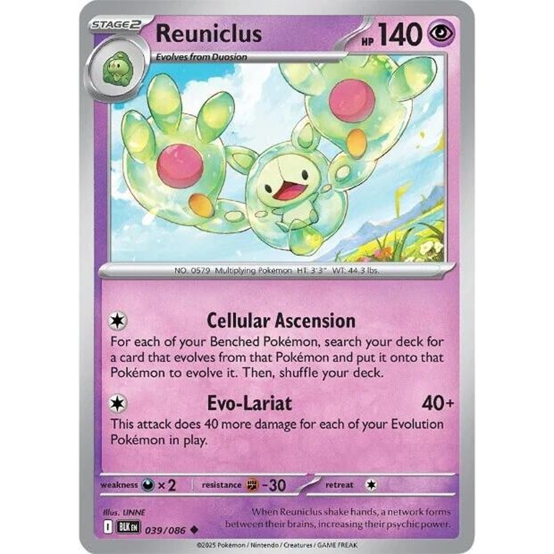 Image for Reuniclus (039/086) (BLK) - Pokemon