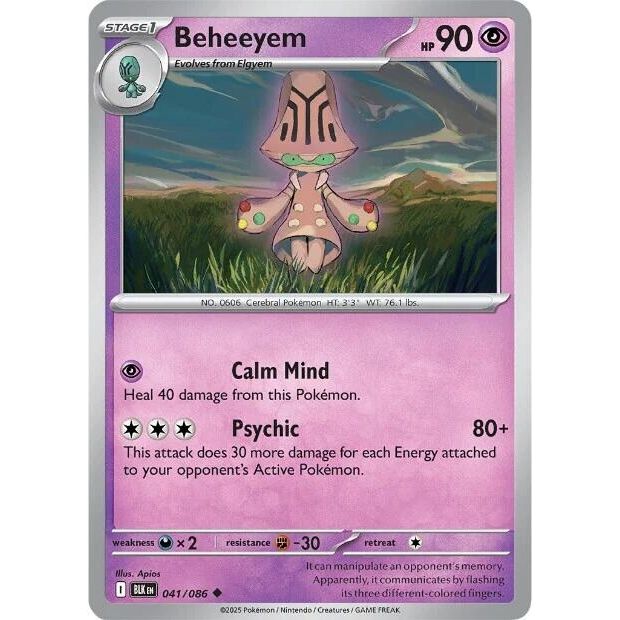 Image for Beheeyem (041/086) (BLK) - Pokemon