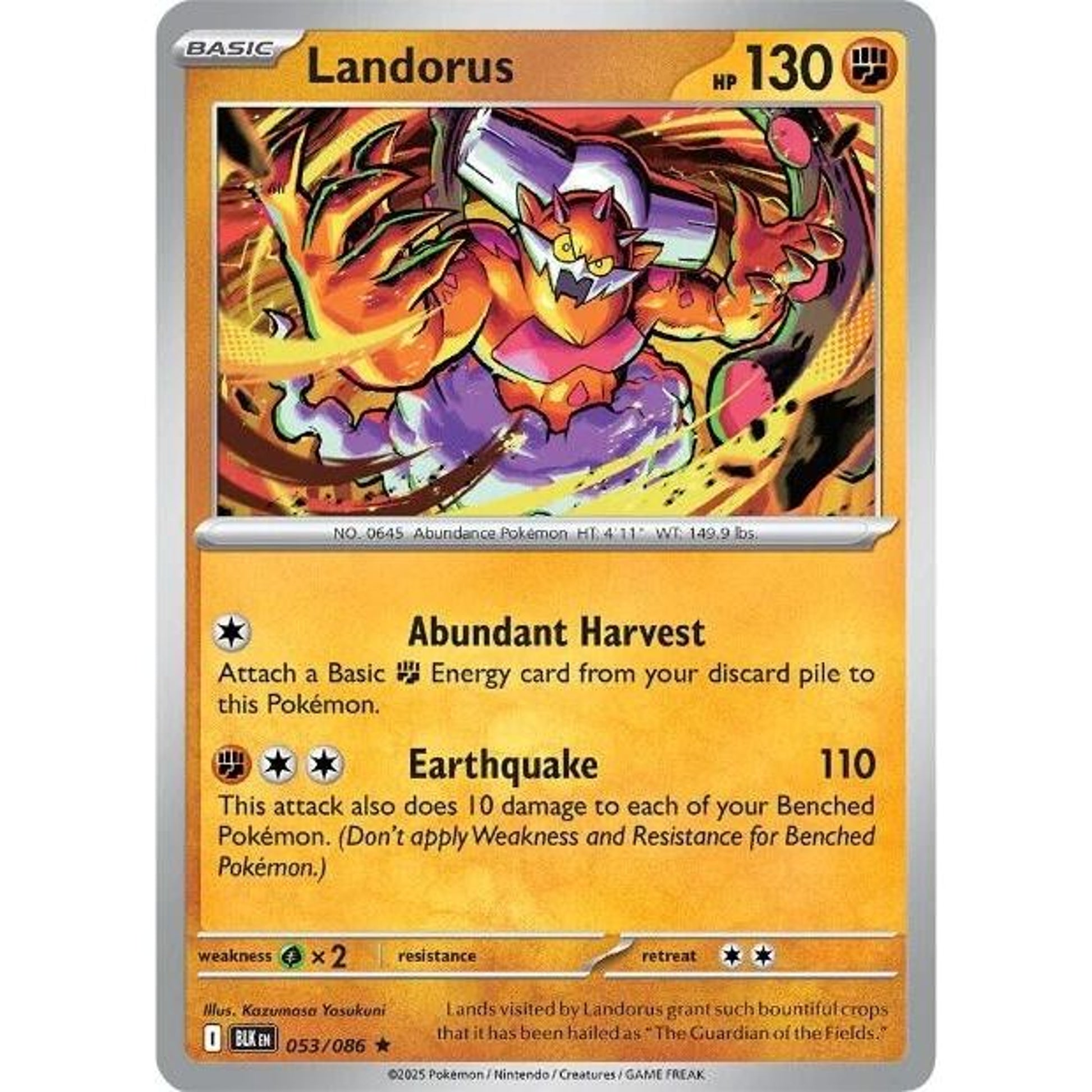 Image for Landorus (053/086) (BLK) - Pokemon
