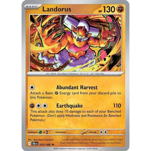 Image for Landorus (053/086) (BLK) - Pokemon