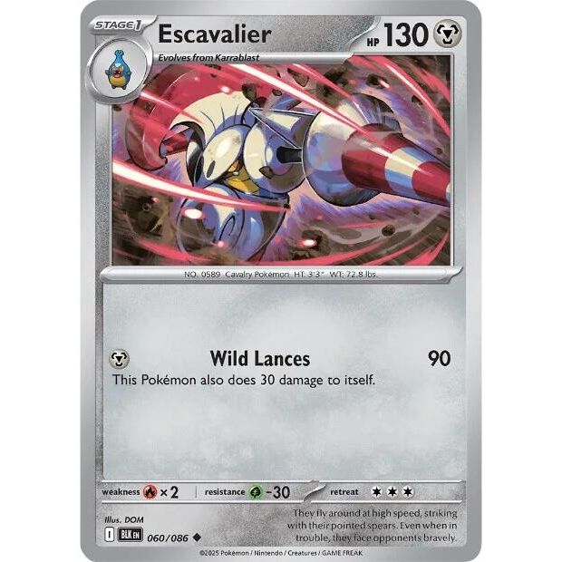Image for Escavalier (060/086) (BLK) - Pokemon