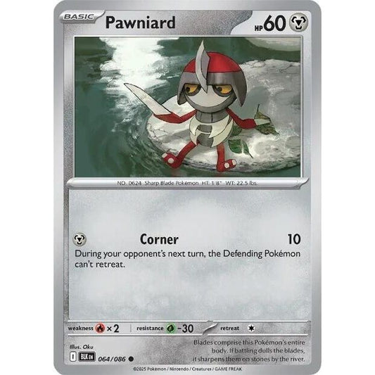 Image for Pawniard (064/086) (BLK) - Pokemon