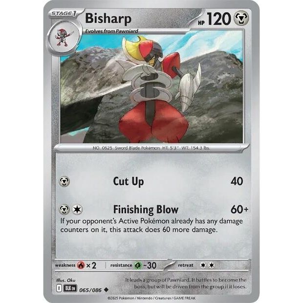 Image for Bisharp (065/086) (BLK) - Pokemon