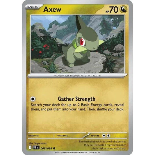 Image for Axew (068/086) (BLK) - Pokemon