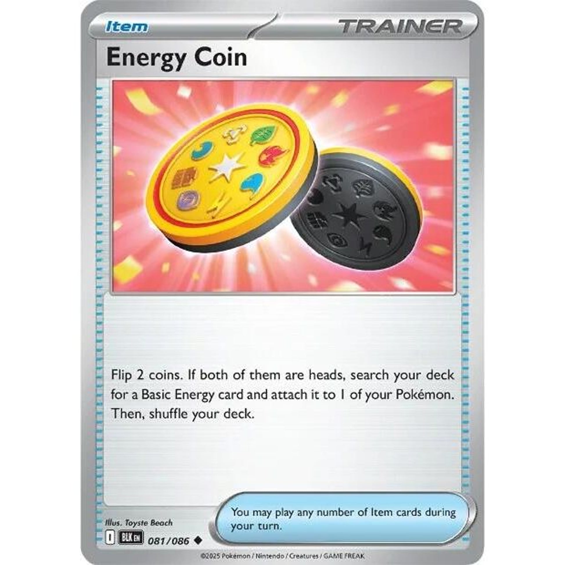 Image for Energy Coin (081/086) (BLK) - Pokemon