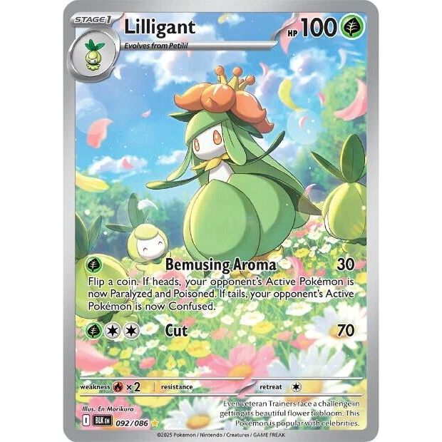 Image for Lilligant (092/086) (BLK) - Pokemon