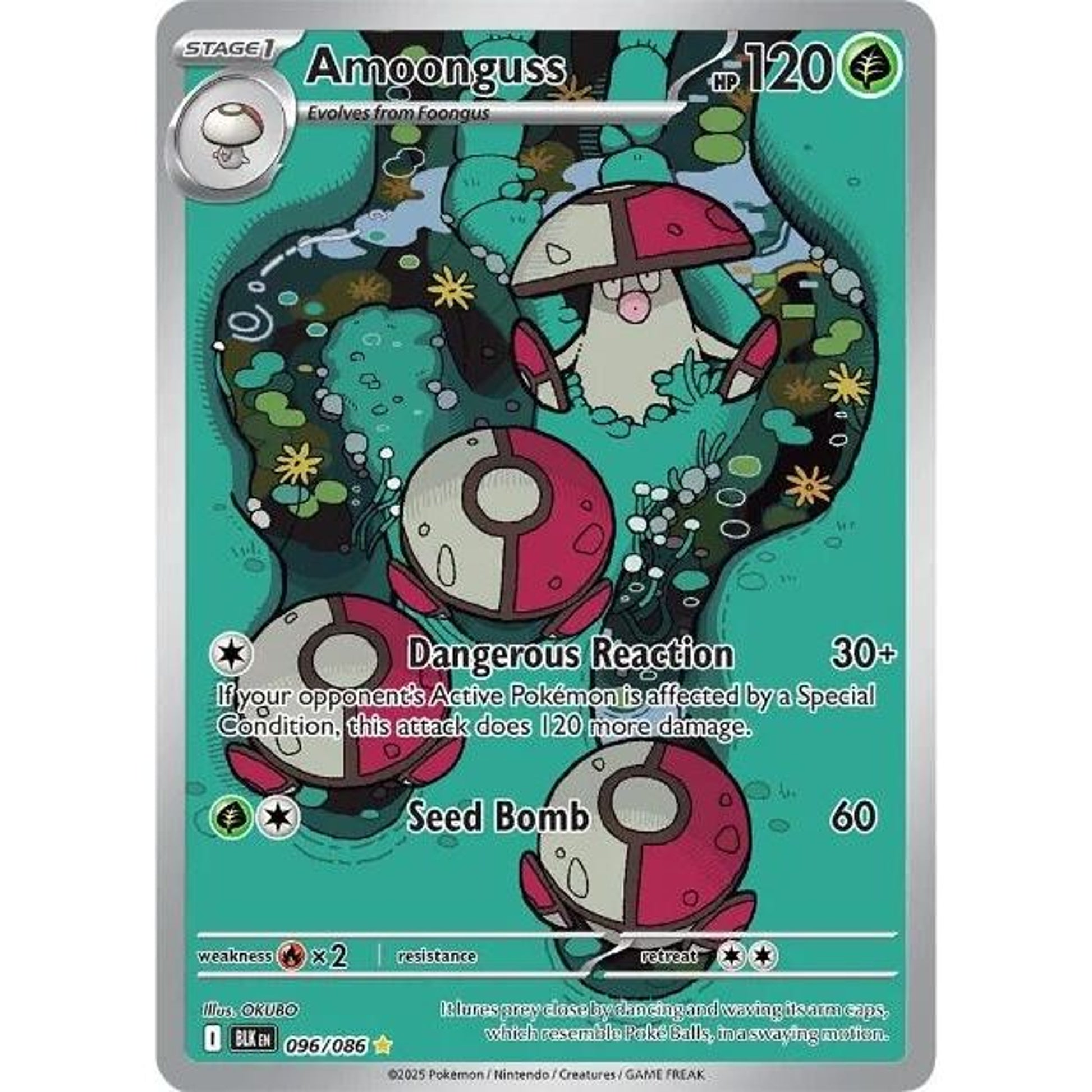 Image for Amoonguss (096/086) (BLK) - Pokemon