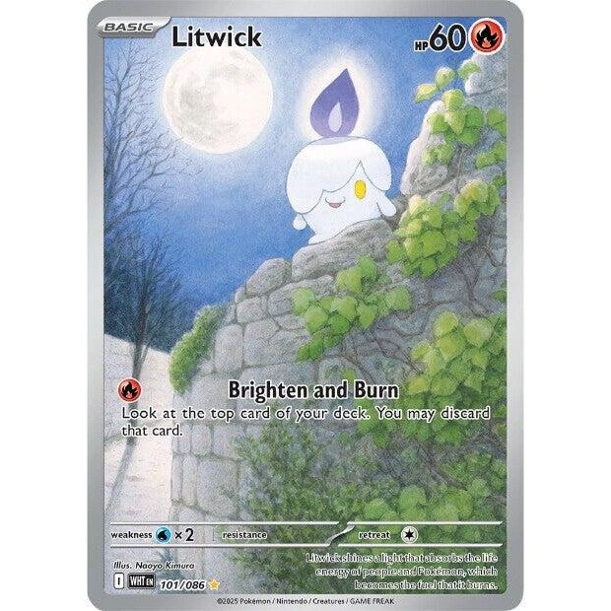 Image for Litwick (101/086) (WHT) - Pokemon