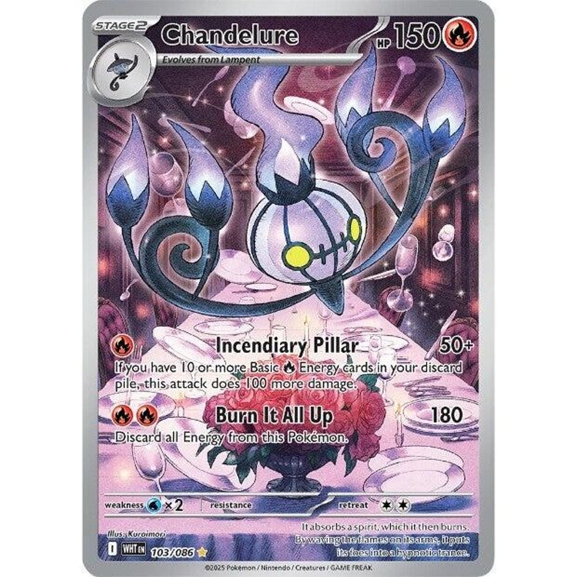 Image for Chandelure (103/086) (WHT) - Pokemon