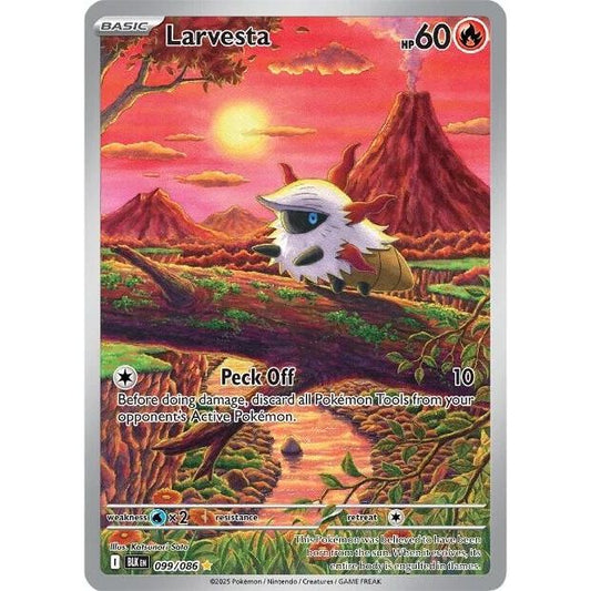 Image for Larvesta (099/086) (BLK) - Pokemon