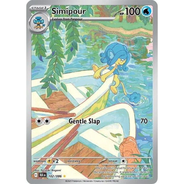 Image for Simipour (102/086) (BLK) - Pokemon