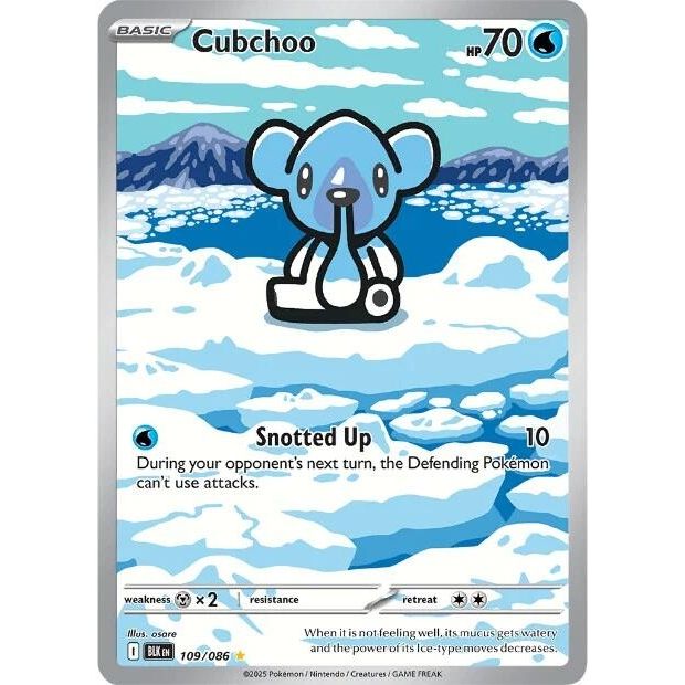 Image for Cubchoo (109/086) (BLK) - Pokemon