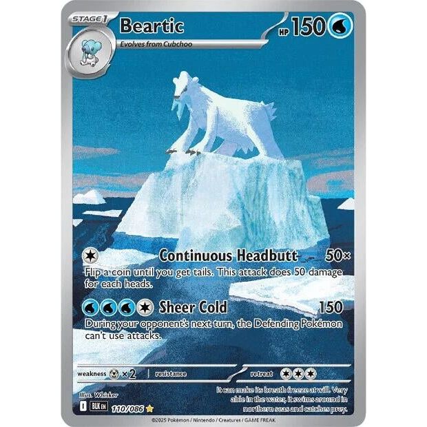 Image for Beartic (110/086) (BLK) - Pokemon