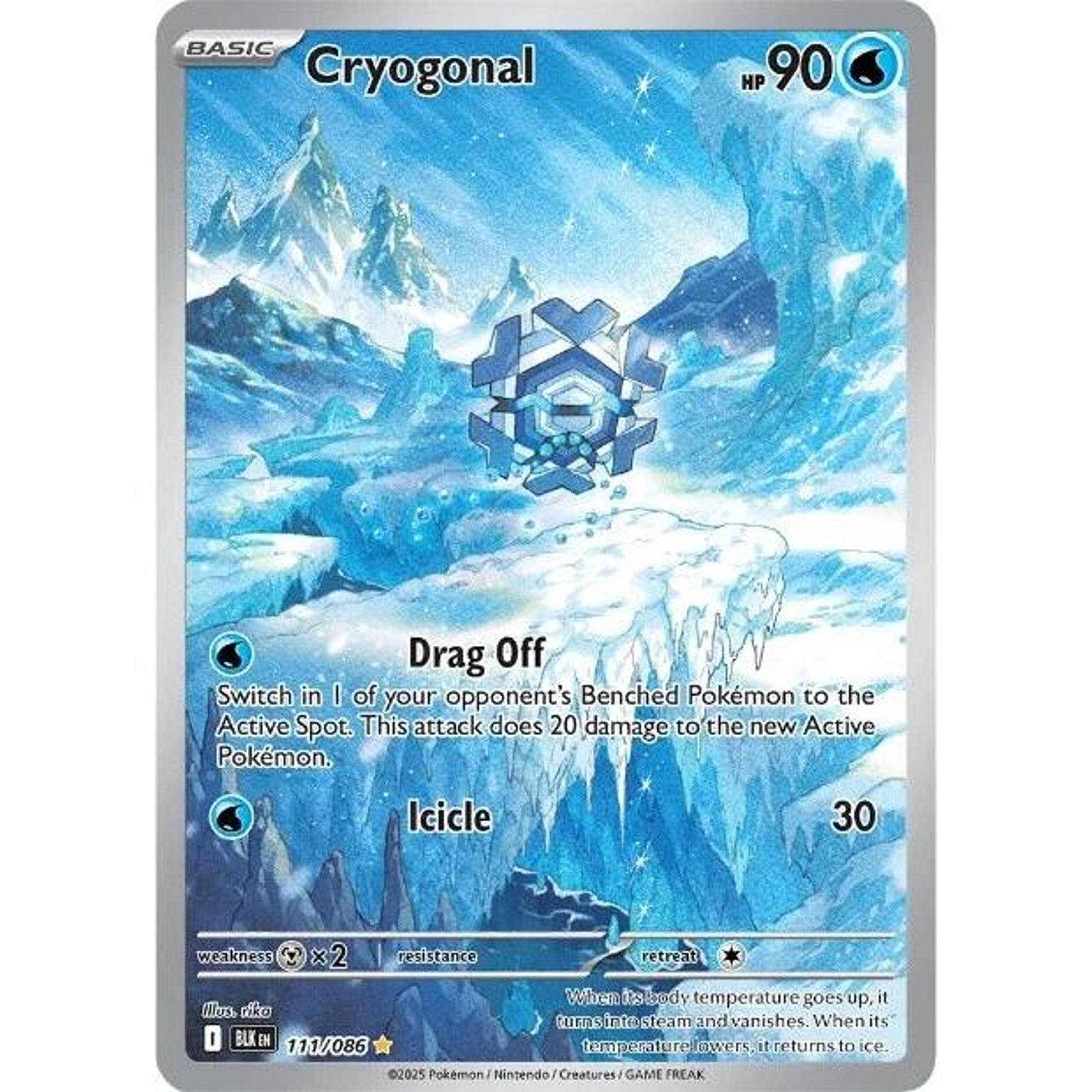 Image for Cryogonal (111/086) (BLK) - Pokemon