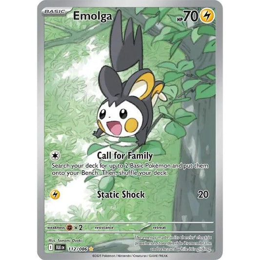 Image for Emolga (112/086) (BLK) - Pokemon