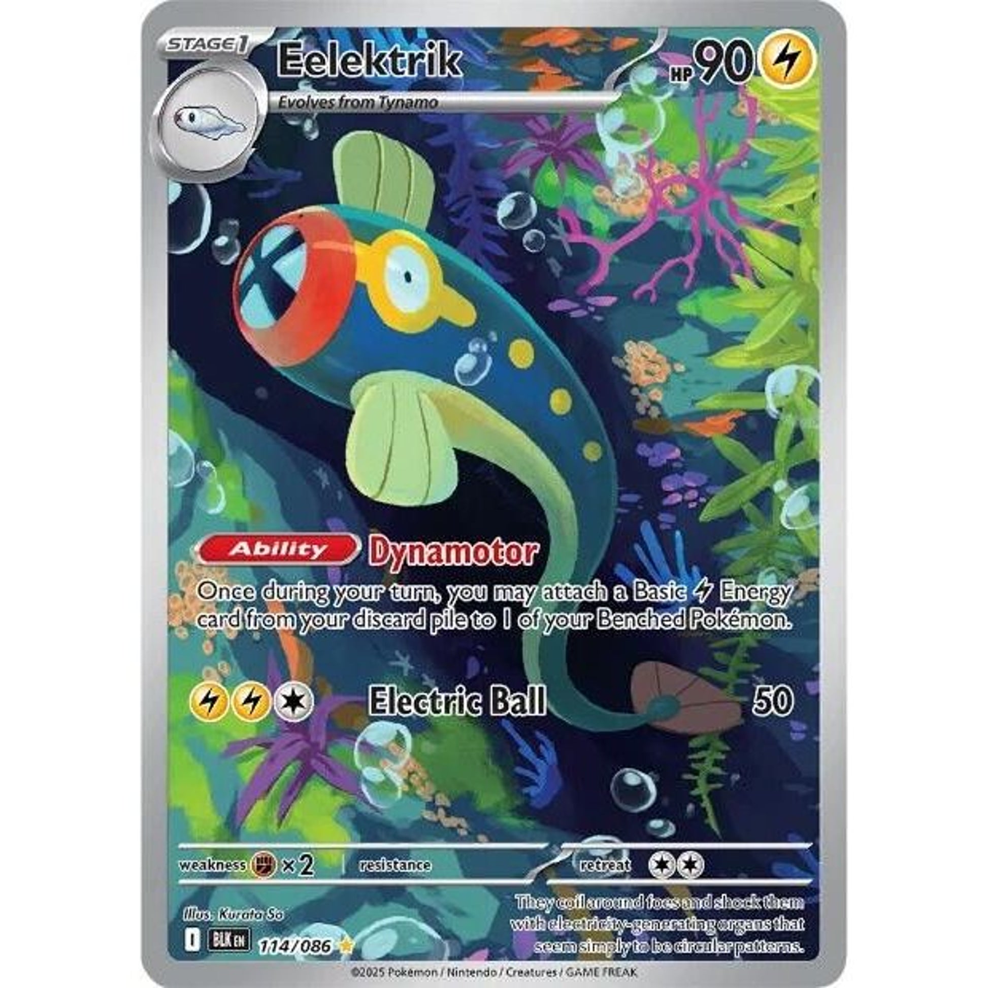 Image for Eelektrik (114/086) (BLK) - Pokemon