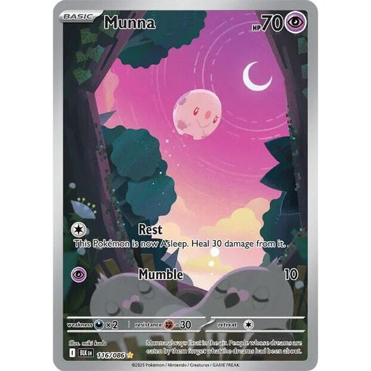 Image for Munna (116/086) (BLK) - Pokemon