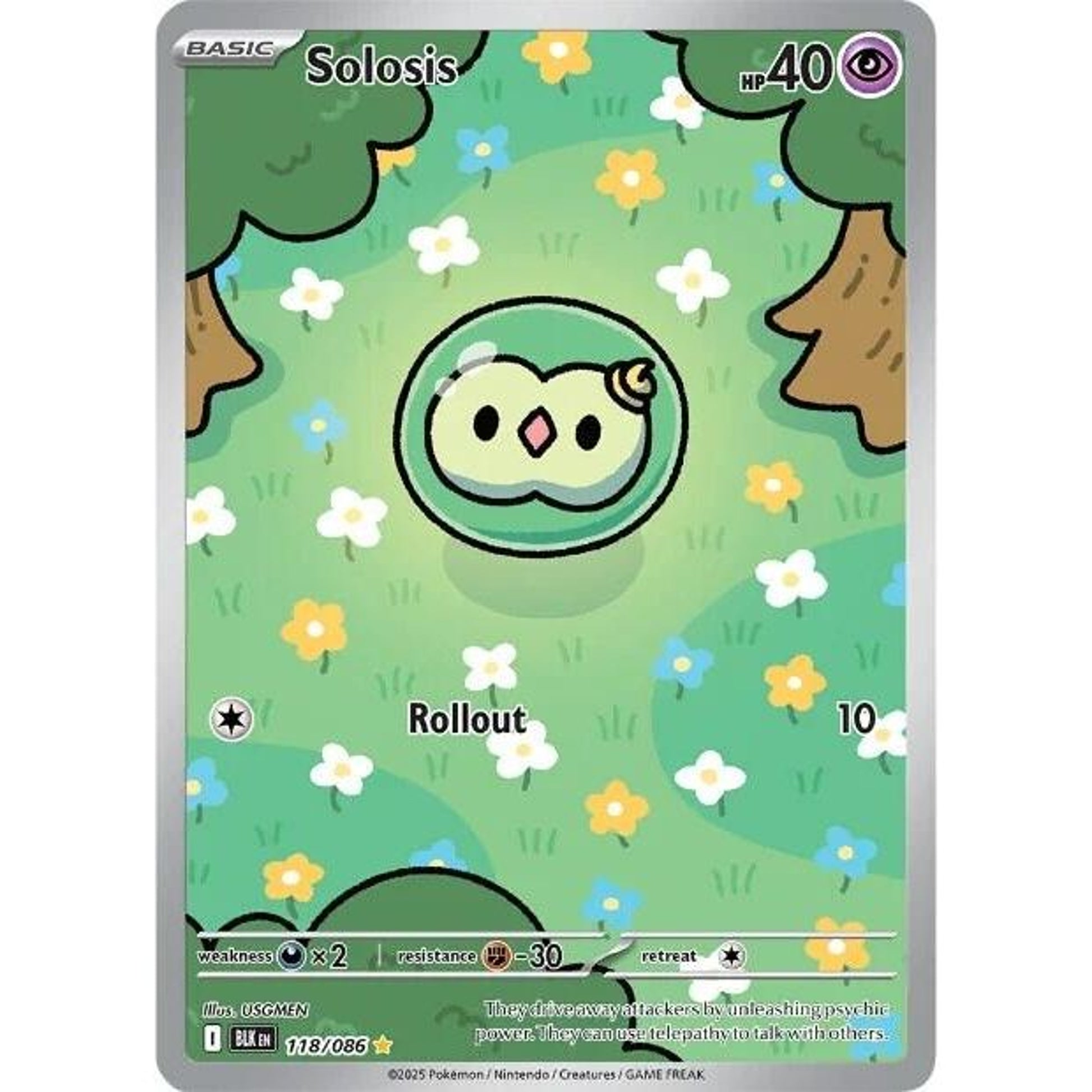 Image for Solosis (118/086) (BLK) - Pokemon
