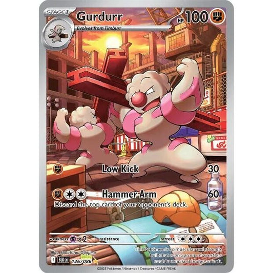 Image for Gurdurr (126/086) (BLK) - Pokemon